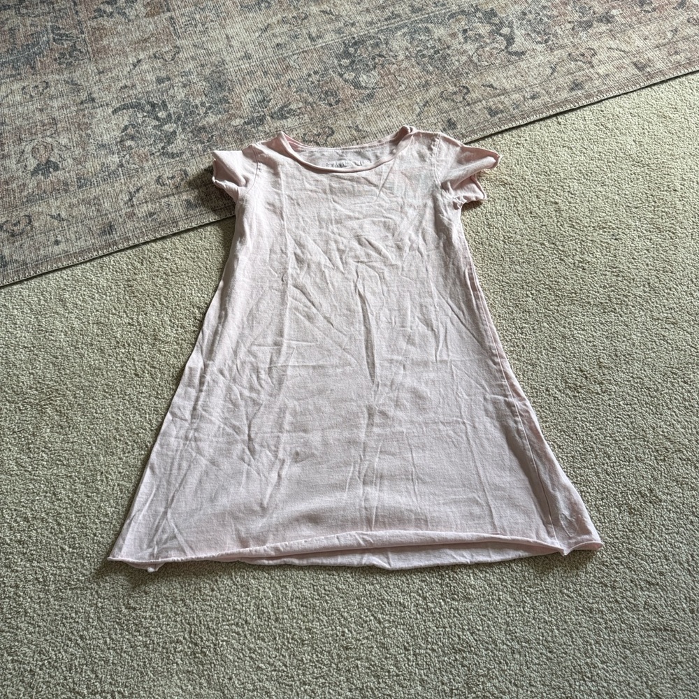 Frank & Eileen Tee Lab Pale Pink A California Classic Tshirt Dress Size XS